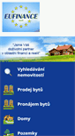 Mobile Screenshot of eufinance.cz